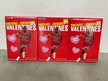 Michael Jordan valentine cards(new in box)