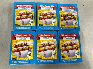 1988 Woolworth Collector Series Baseball Highlights cards