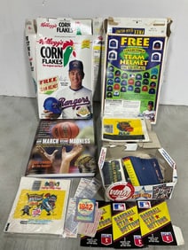 Nolan Ryan cereal boxes(empty) , vintage Major League All Stars cards, and more