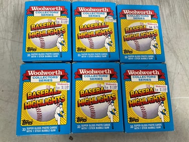 1988 Woolworth Collector Series Baseball Highlights cards