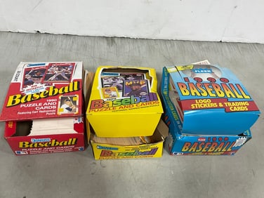 1989/1990 baseball trading cards/puzzle cards