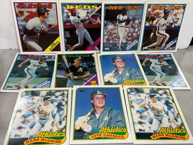 Vintage Topps player folders