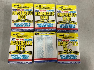 1987 MLB Baseball's Best Sluggers vs. pitchers cards(sealed)