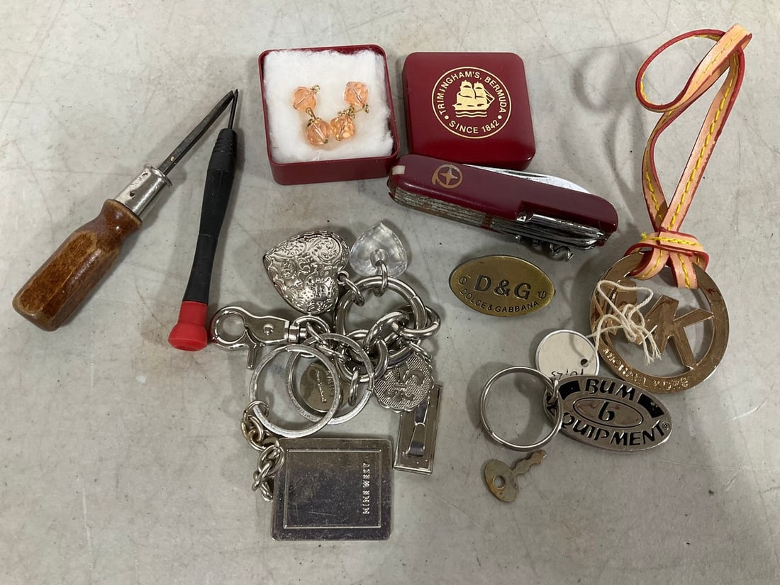 Various Keychains, Pocket Knife, and more: Various Keychains, Pocket Knife, and more