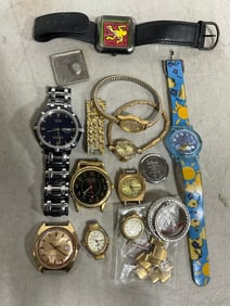 Various Watches and Watch Parts