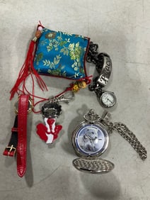 Betty Boop Keychain, Wolf Stopwatch, and more