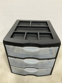 Small Sterilite 3 Drawer Organizer