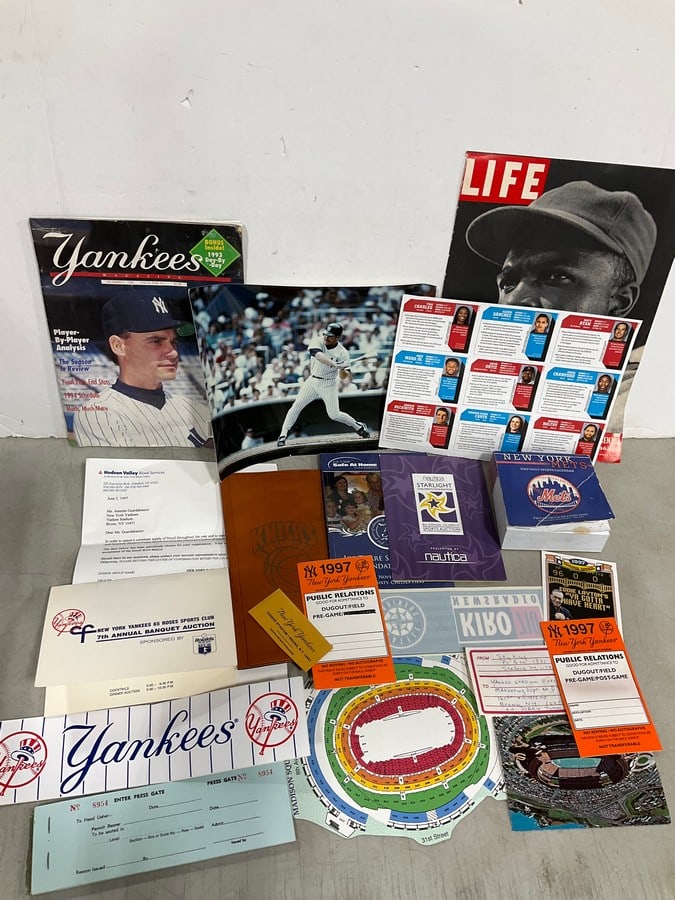 Various Baseball Ephemera, and more: Various Baseball Ephemera, and more