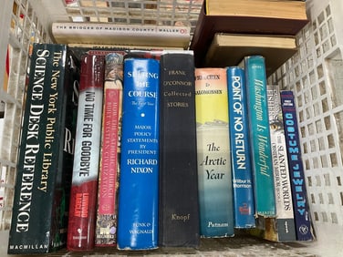 Various Hardcover Books (The Arctic Year, No Time for Goodbye, and more)