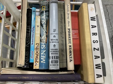 Various Hardcover Books (Warszawa, Old Silver, and more)