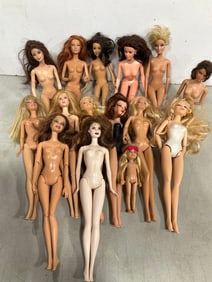 Various Barbie Dolls