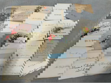 1800's calling cards