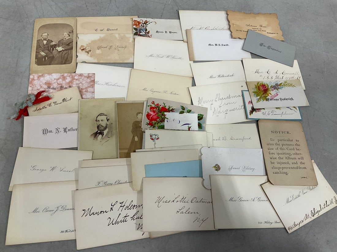 1800's calling cards: 1800's calling cards
