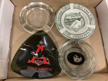 Various Decorative Ash Trays