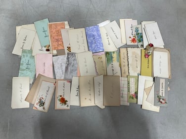 Vintage calling cards