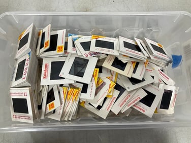 Vintage photographic slides