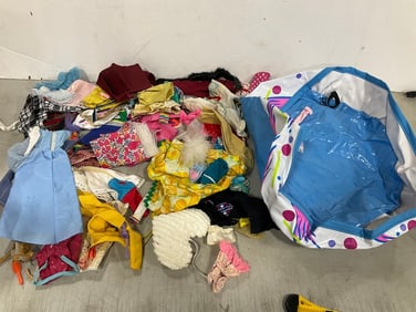 Barbie pool and clothing/accessories