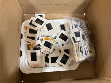 Vintage photographic slides