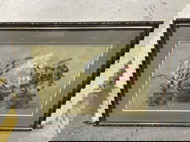 Framed Footprints lenticular print(18in.x22in.)