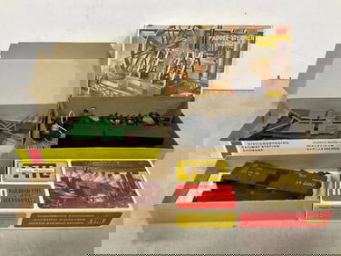 Airfix paddle steamer engine, scale railroading set, and more