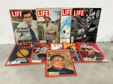 Vintage Time and Life magazines