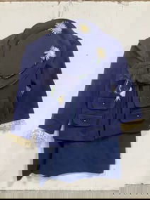 Early wool english schoolgirl outfit