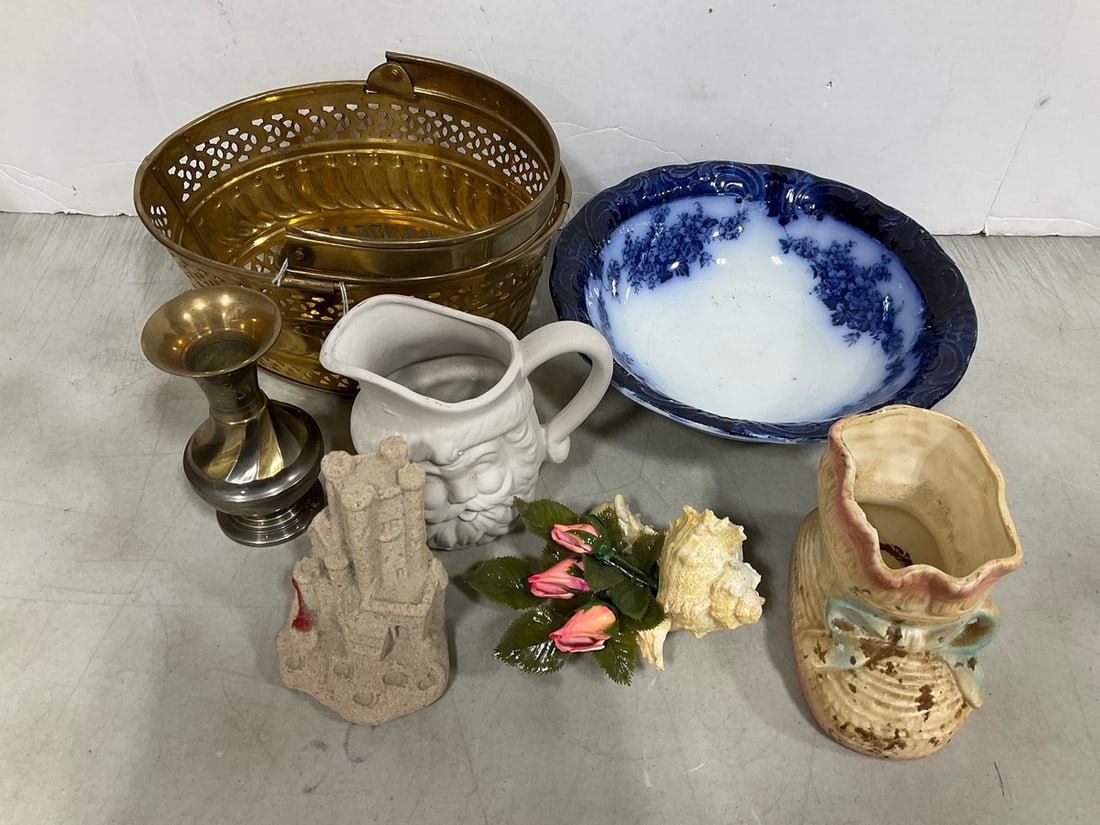 Decorative pitcher, vases, and more: Decorative pitcher, vases, and more