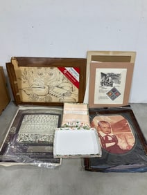 Philatelic stamps, paintable scenes, and more