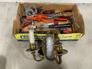 Wall sconce and various tools