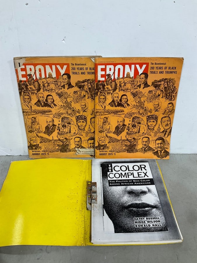1975 Ebony magazines and The Color Complex book (1 of 1)