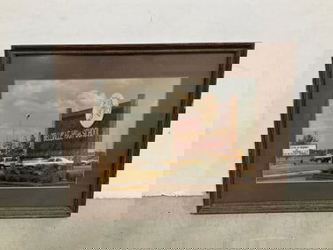 Framed Bellville High School photographic print(10.5in.x13.5in.)