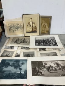 Vintage art prints and photographs