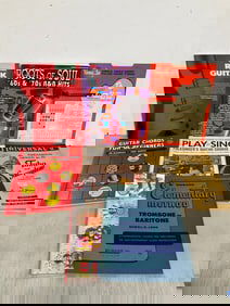 Vintage educational music books