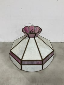 Stained glass lampshade(11in.tall)