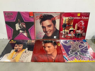 Vintage records(mostly Elvis)