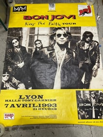 1993 Bon Jovi poster(45.5in.x62in.)