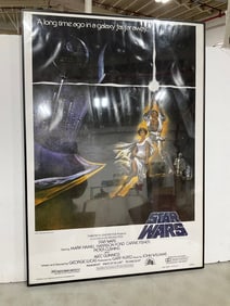 Framed Star Wars Print - Style A 77/21-0 (28inx40in)