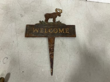 Wrought Iron Welcome Stake