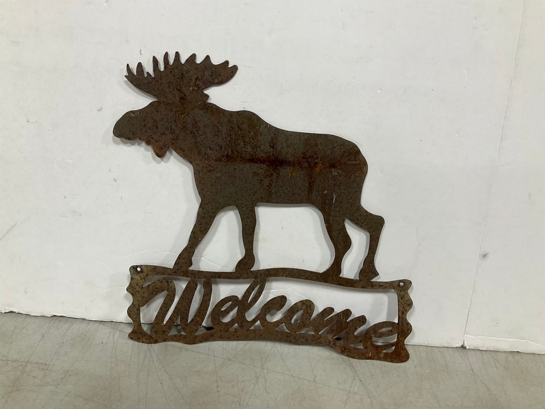 Wrought Iron Moose Decor: Wrought Iron Moose Decor