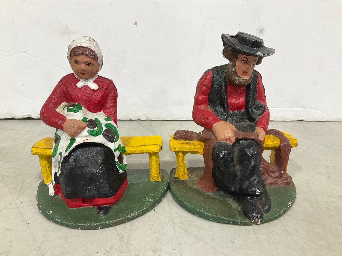 Cast Iron Book Ends (5in Tall) (1 of 1)