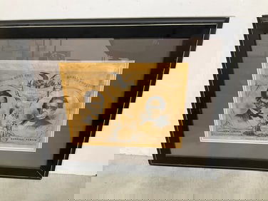 Framed Vintage Presidential Lithograph (19inx23in)