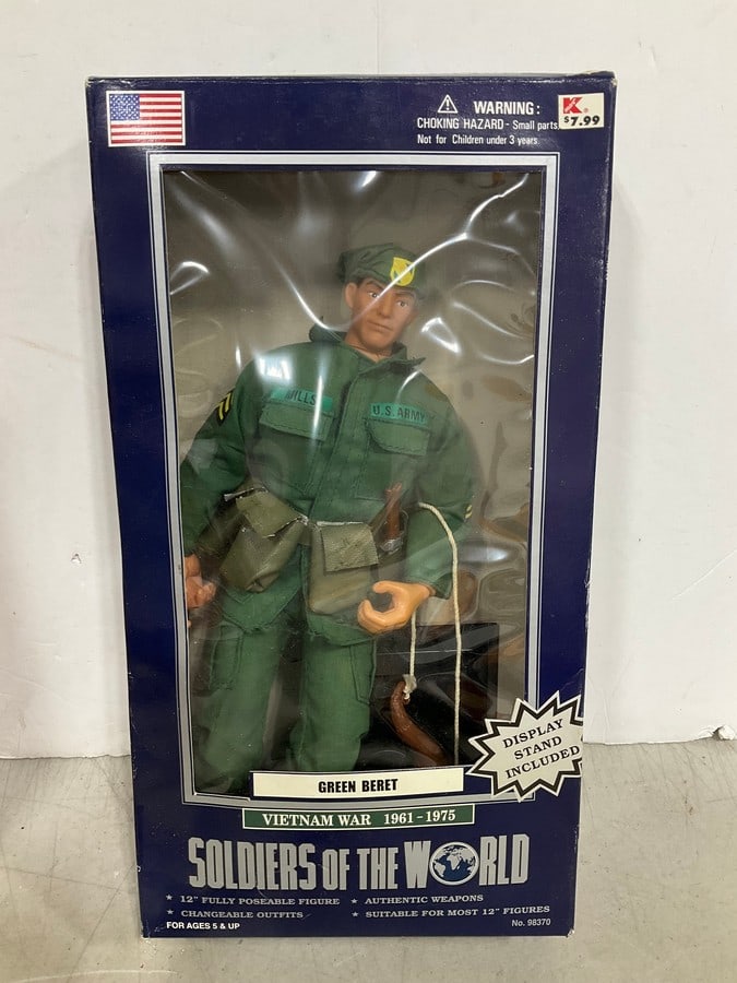 Vintage Vietnam War Green Beret Doll *new in box*: Vintage Vietnam War Green Beret Doll *new in box*