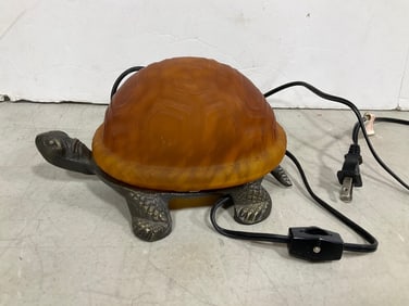 Metal Turtle Night Lamp (4.5in Tall)