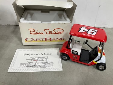 Diecast Golf Cart Bank