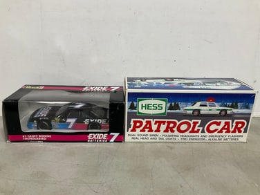 Hess Patrol Car, and Revell Thunderbird #7 Car *new in boxes*