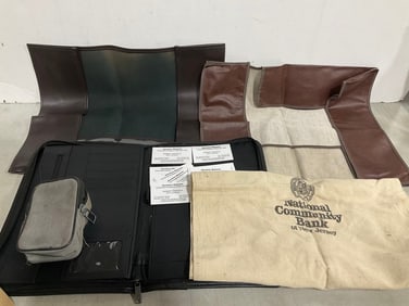 Leather Dust Covers, and Various Bags
