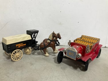 Pirahna and Seahorse Taxidermy Fish