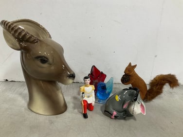 Beer Taps, Murano Style Art Glass (5.5in Tall), and more