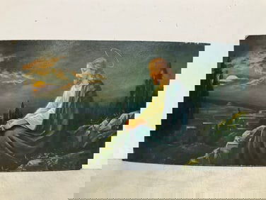 Jesus Art Print on Board (16inx30in)