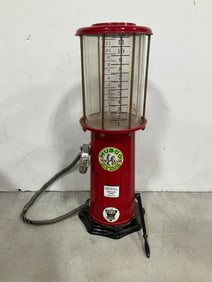 Vintage Muscgo Gas Pump Collectible (15.75in tall)